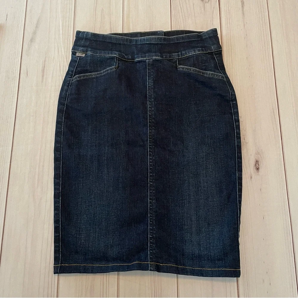 Citizens of Humanity Karmen Pencil Denim Skirt Women’s 25 Blue Dark Wash Career - Picture 3 of 16
